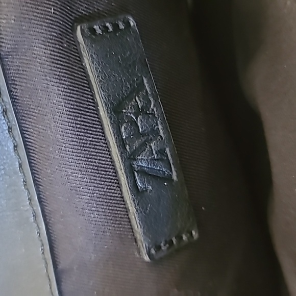 Zara Black Leather Crossbody Bag With Chain 9"×7" - Picture 5 of 6